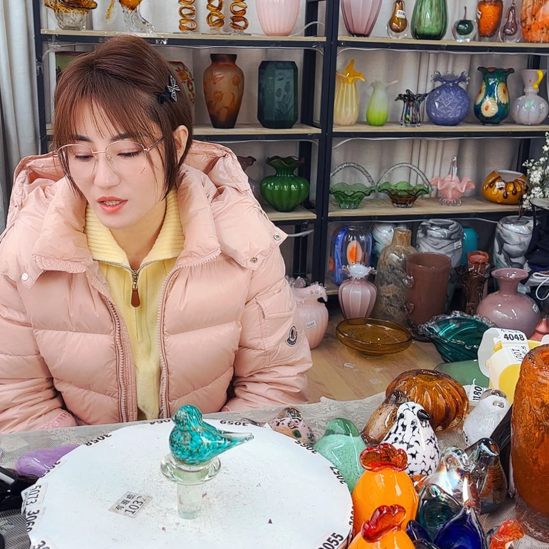 鸟瓶塞尾瑕家悦琉璃工艺品