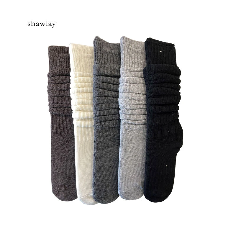 秋季新款百搭堆堆袜中筒袜SO2019