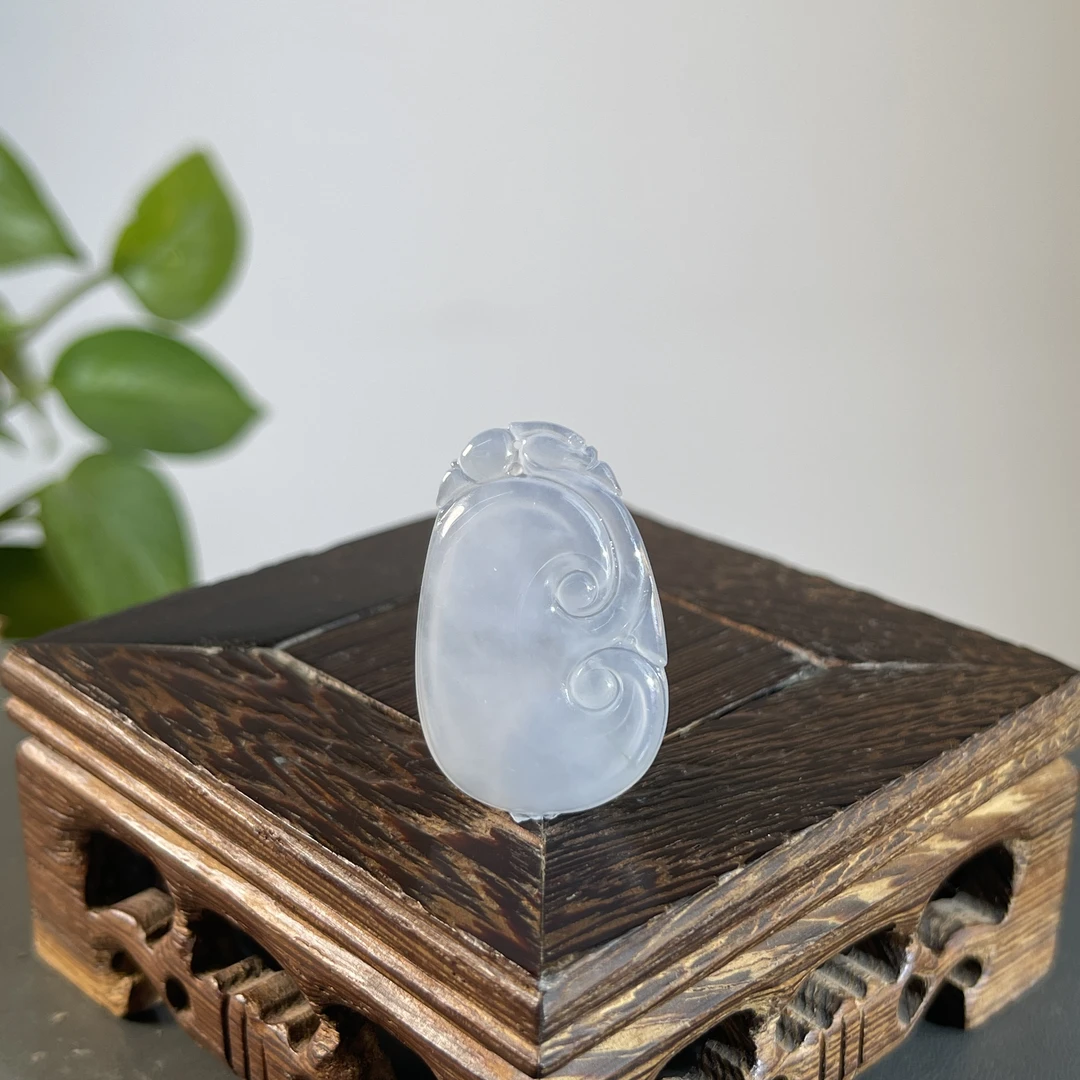 JTW05-40 天然缅甸A货翡翠  如意