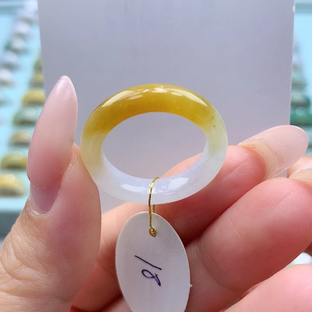 未镶嵌戒指翡翠18圈