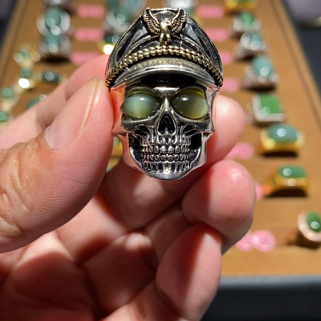 和田玉未镶嵌戒指