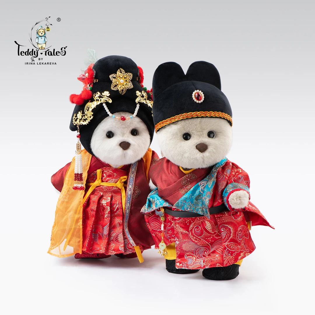 TeddyTales莉娜熊毛绒玩具婚庆玩偶公仔女生正版生日礼物压床娃娃