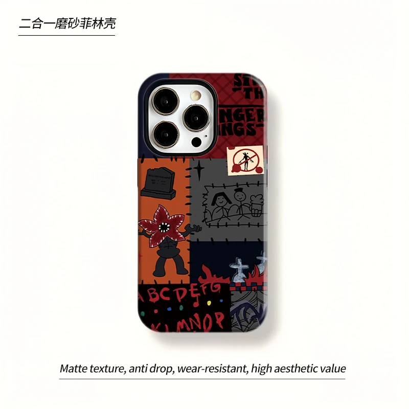 奇怪物语适用iphone16pro苹果15手机壳14promax套13动漫12磨砂11