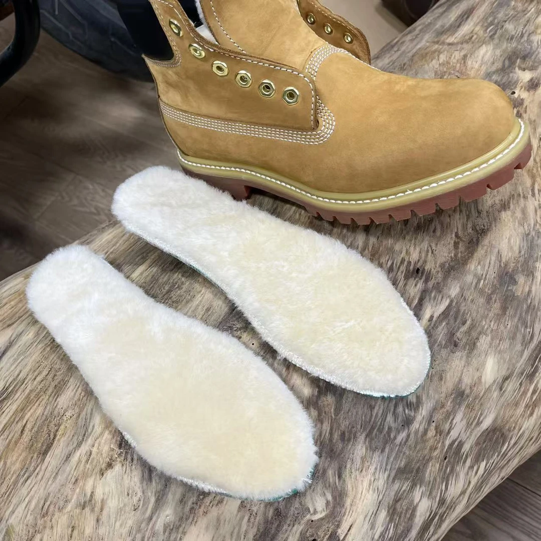 华仔团粉丝福利高端固特异工艺大黄靴的羊毛鞋垫