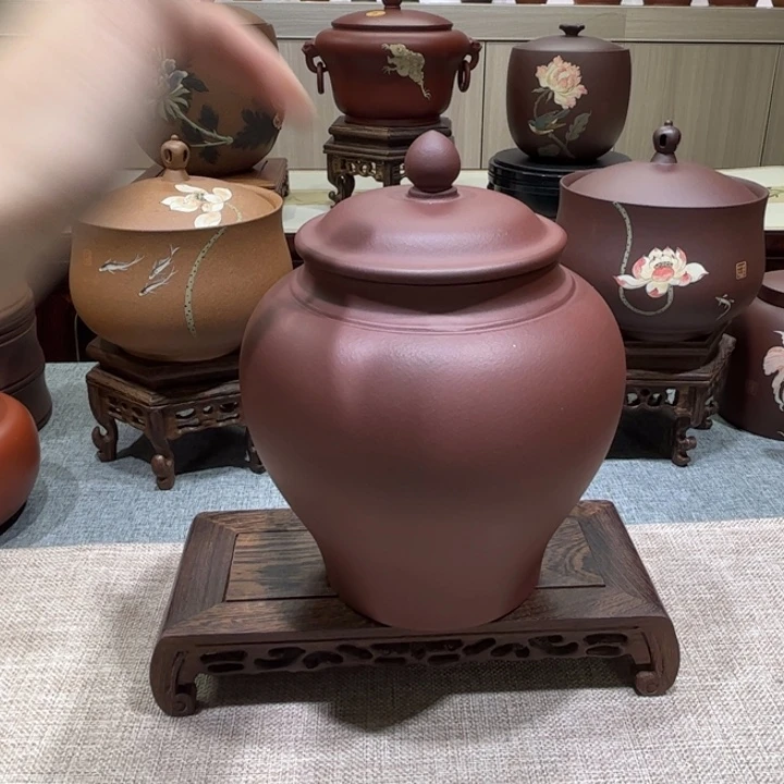 茶叶罐紫砂精品紫砂茶叶罐