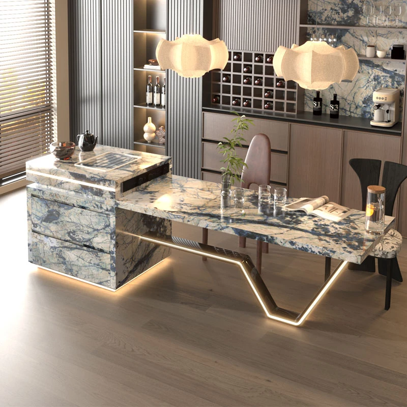 岩板岛台设计定制专拍