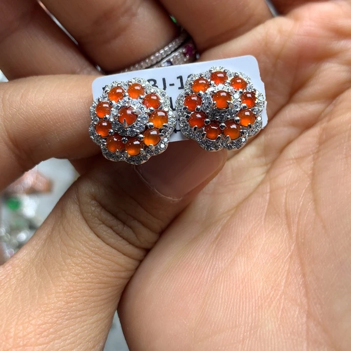 翡翠未镶嵌戒指银托