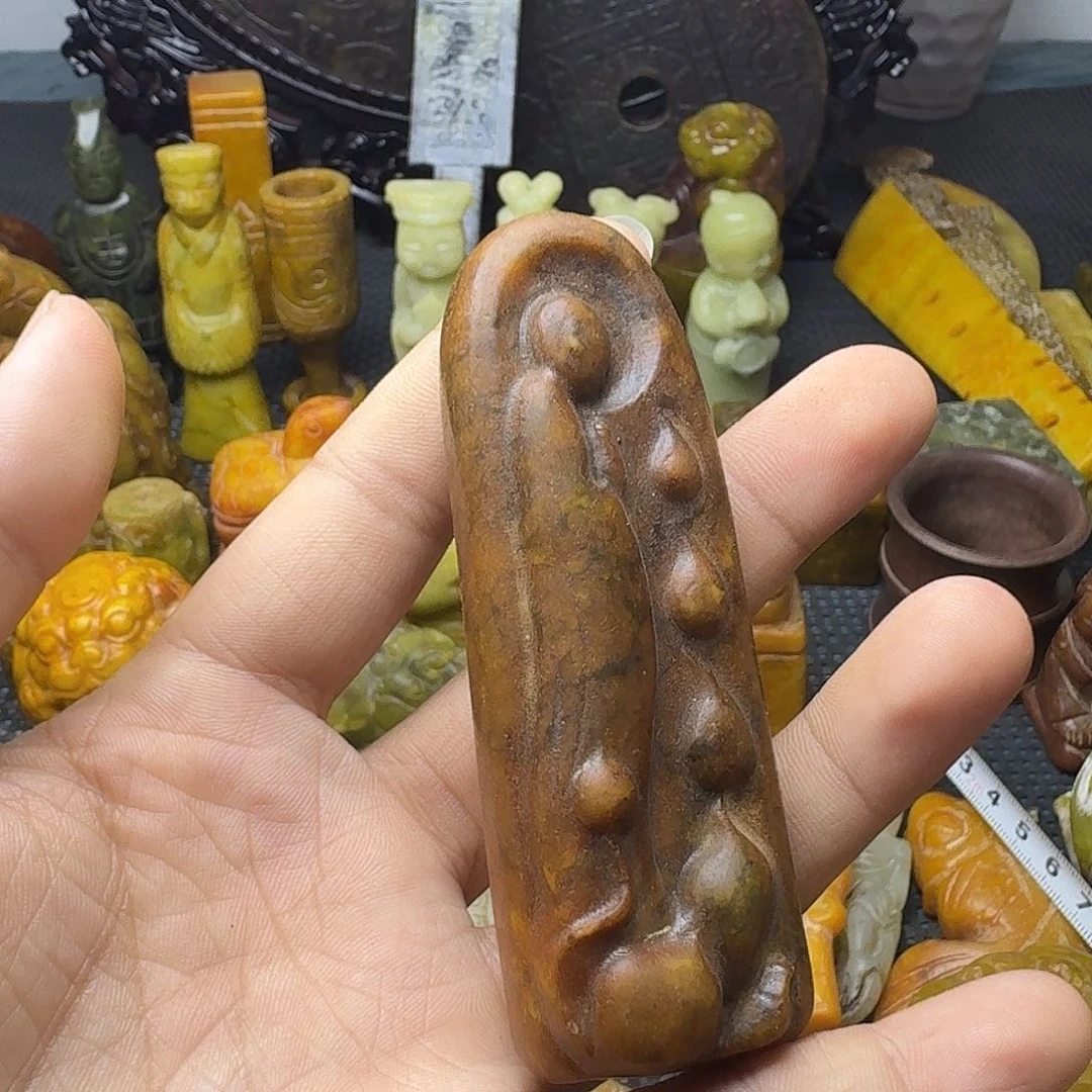 白玉菩提吊坠。。。