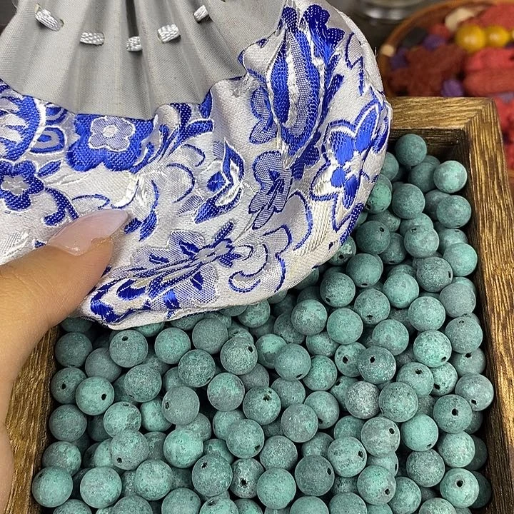 0.8芳华·青黛瑕疵珠打底200颗