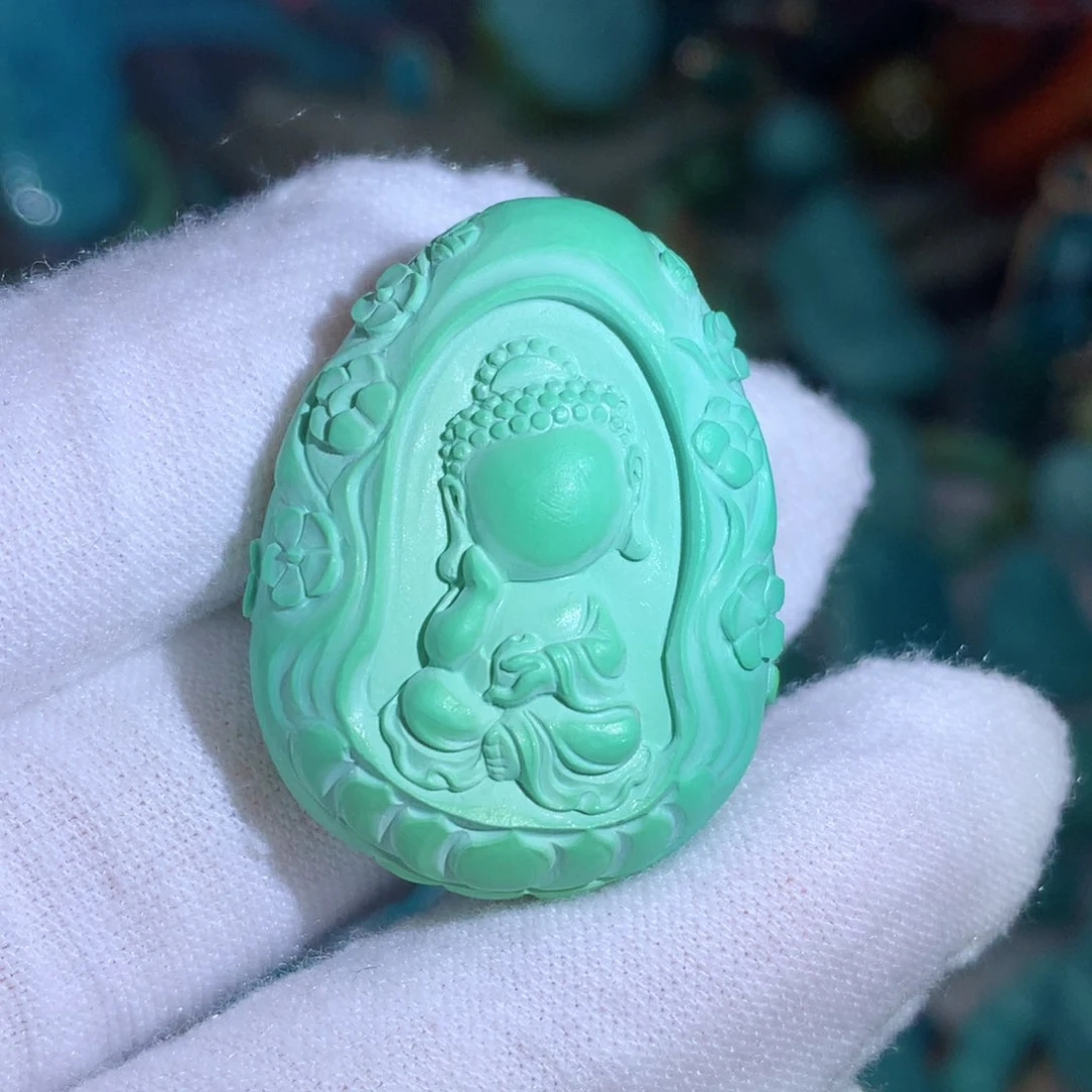 绿松石珠宝奇石未镶嵌