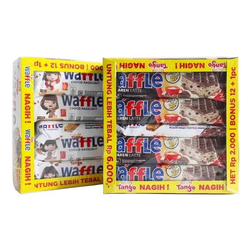 Tango奥朗探戈印尼进口本土版威化饼干办公休闲零食品325g