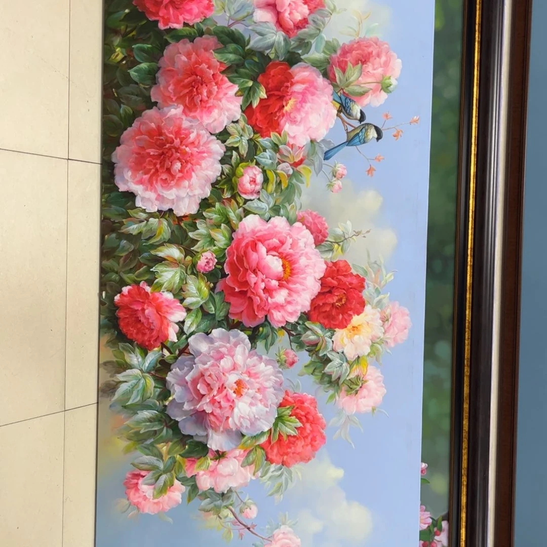 交**友手工手绘精品油画80+180厘米
