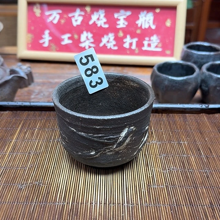 纯手工制作粗陶茶具