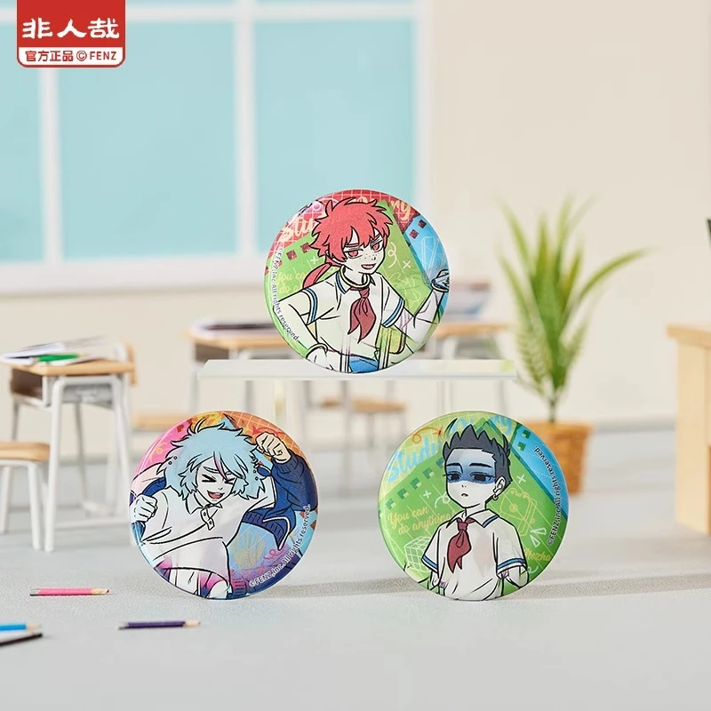 小谷【拆盒】非人哉今天也要上学系列光栅徽章 潮玩盲盒代拆