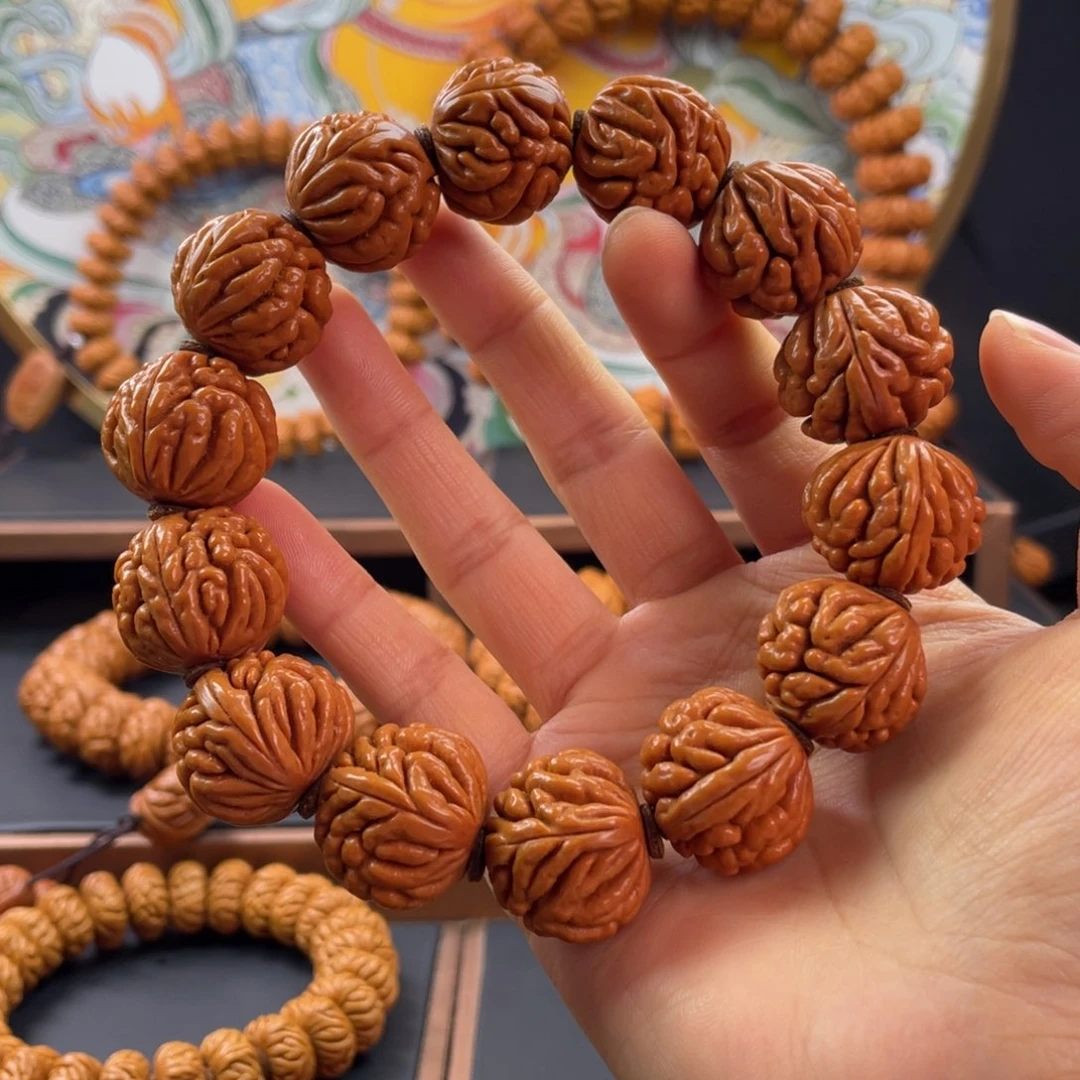 桃核手串枸*王22尺寸豹子头