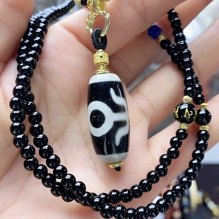 玛瑙/玉髓合金颈饰