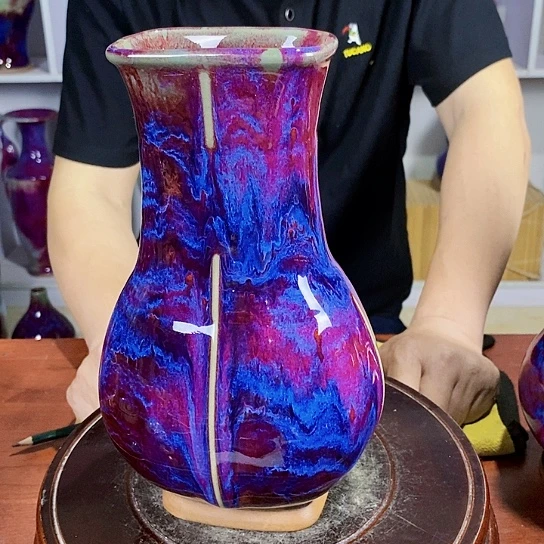 摆件尚峰钧窑作品摆件