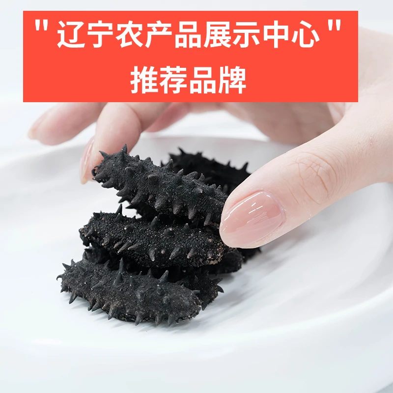 有机淡干海参250g海刺参60-70头底播海参