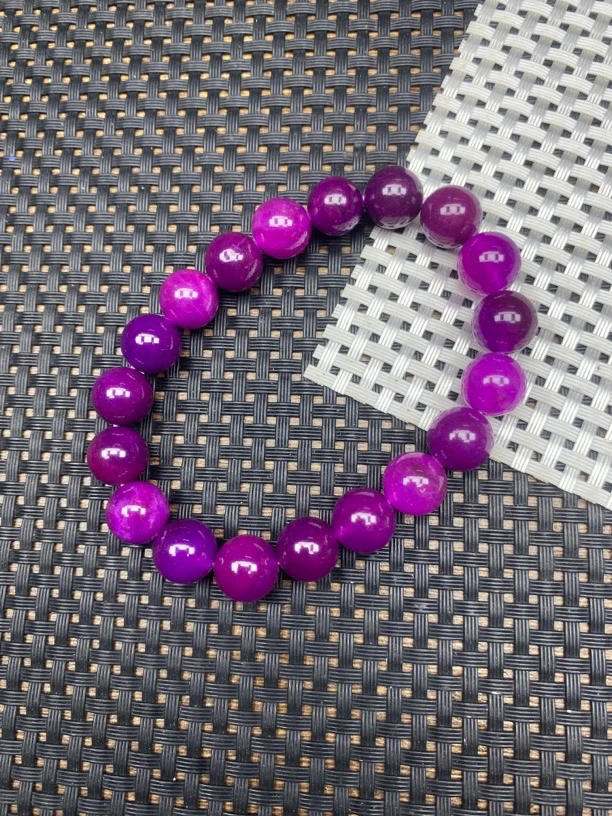 玉化樱花紫10mm手串709