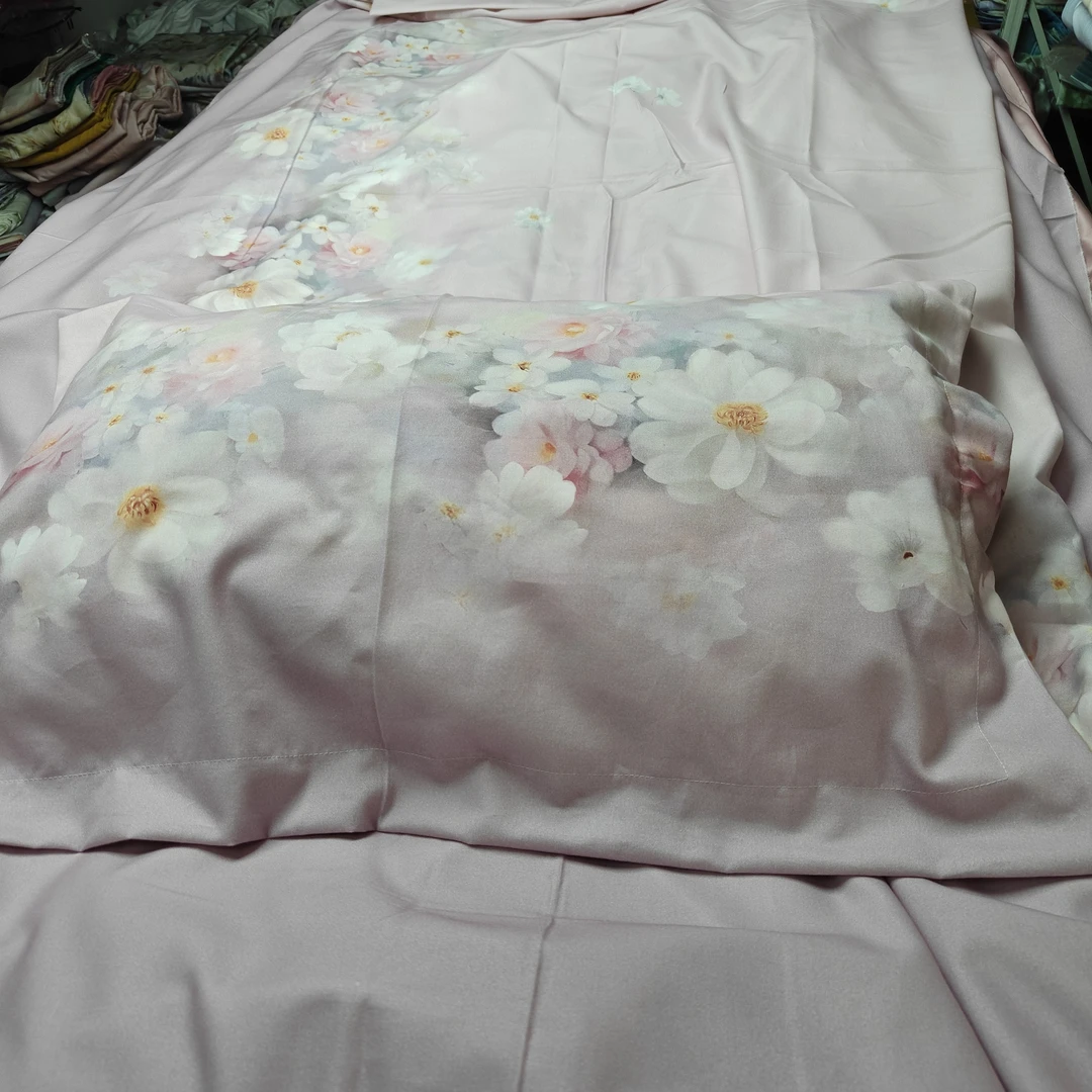 1【品牌高货孤品】纯棉天丝贡缎百支数码锻布料——主播介绍