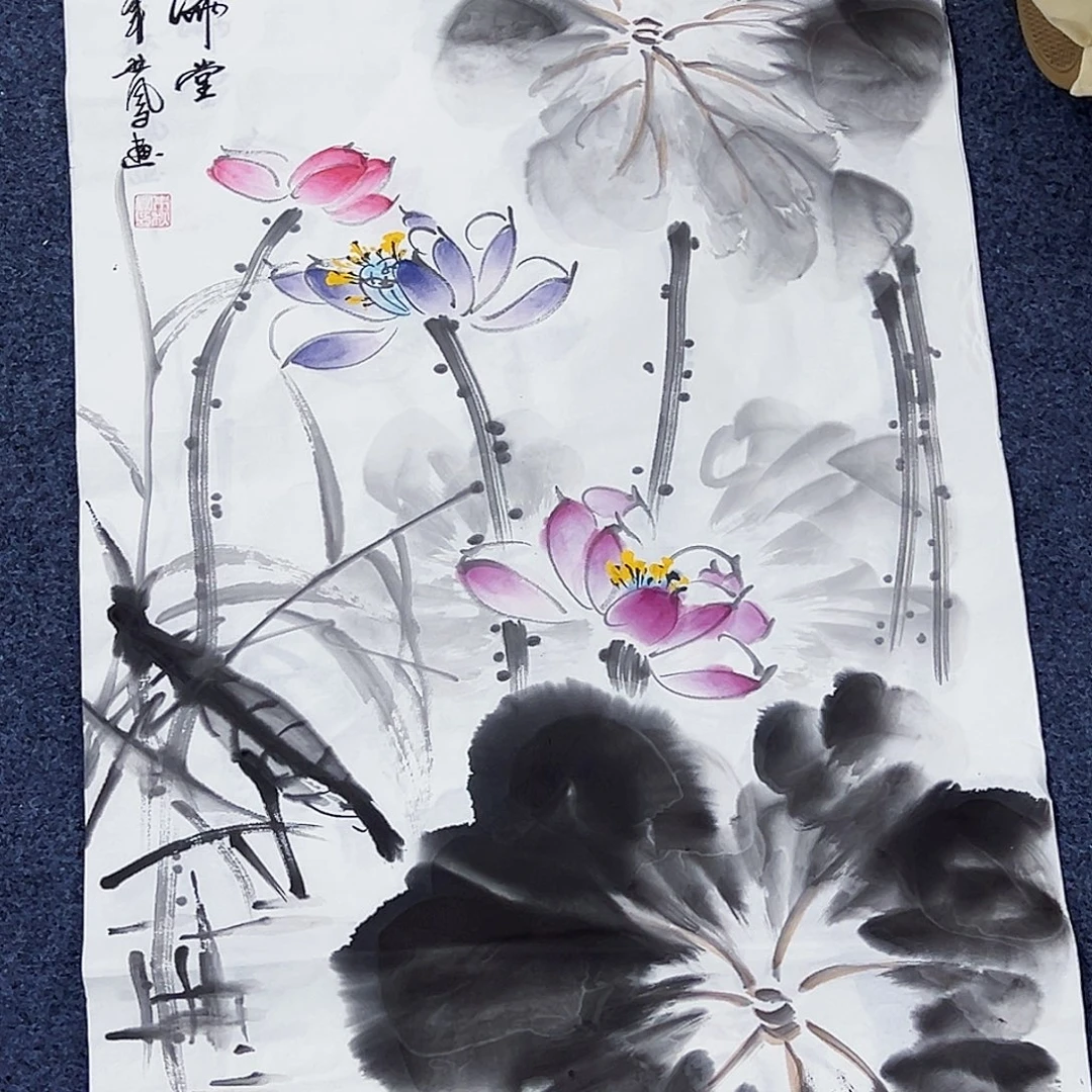 国画事事顺心如意万事如意