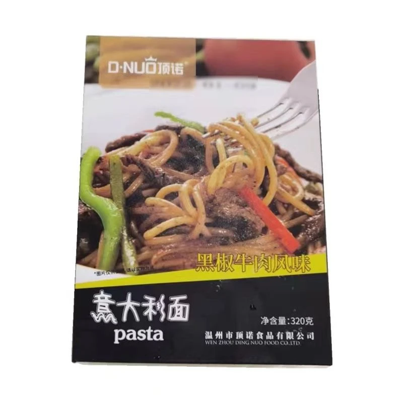顶诺黑椒牛肉意大利面320g
