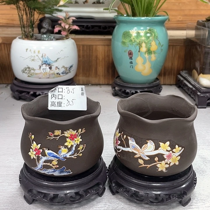 陶瓷紫砂精美花盆抢购
