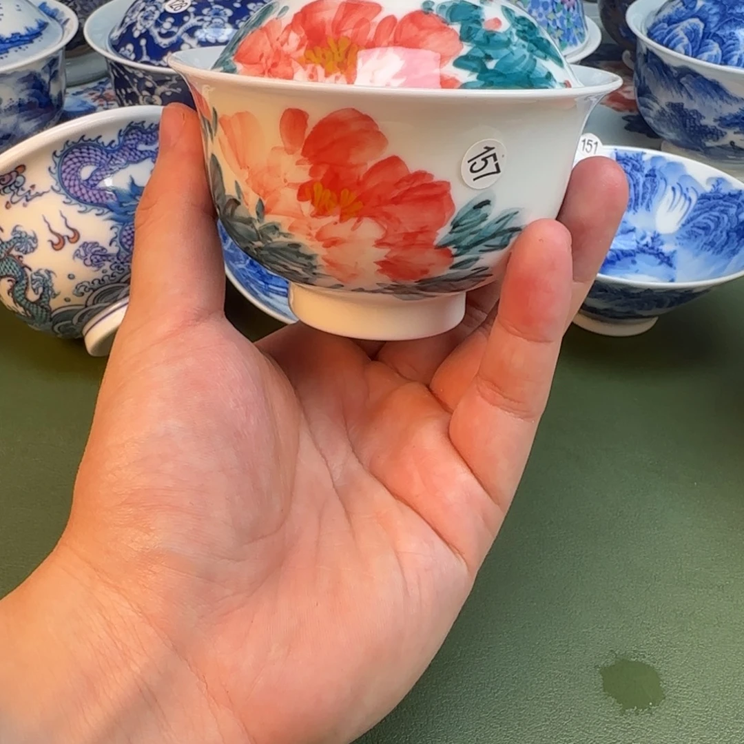 彦祖纯手工手绘茶具157