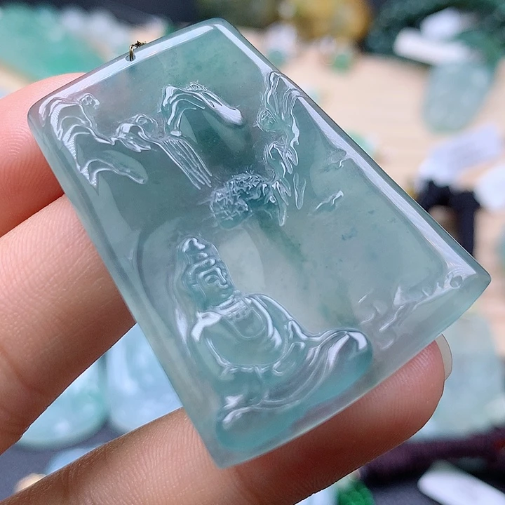 【闪购商品】翡翠颈饰未镶嵌翡翠吊坠