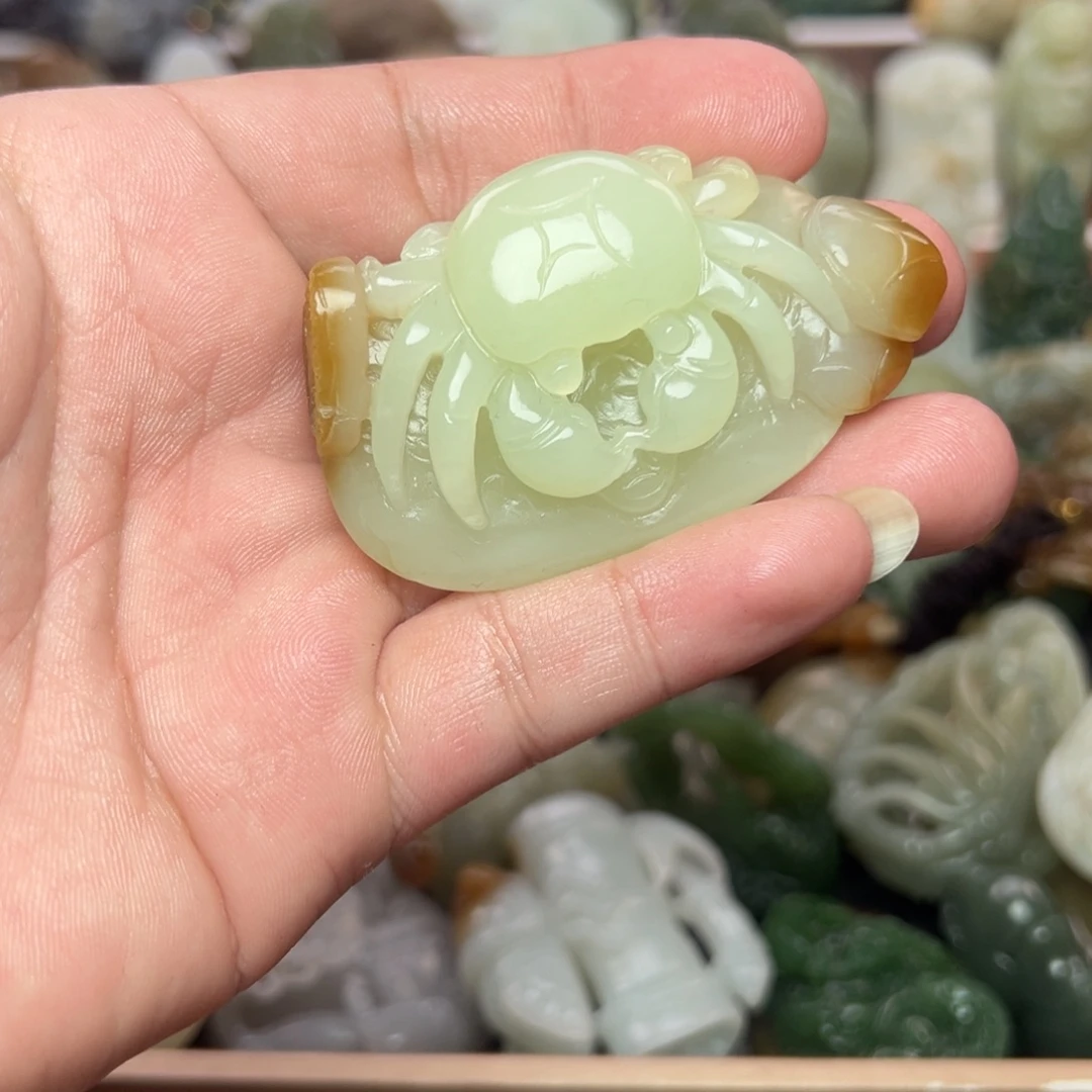 和田玉未镶嵌挂件