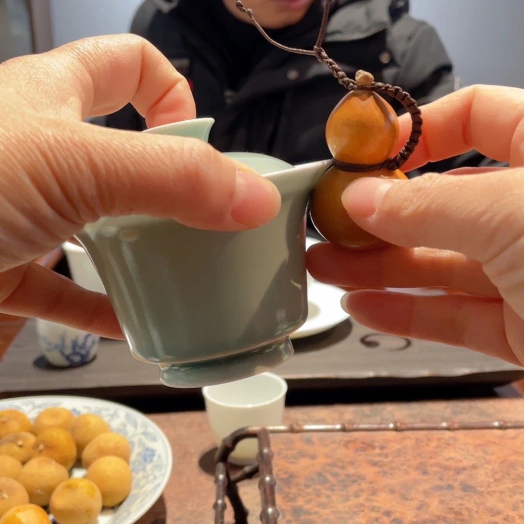 翠青釉两才预售葫芦