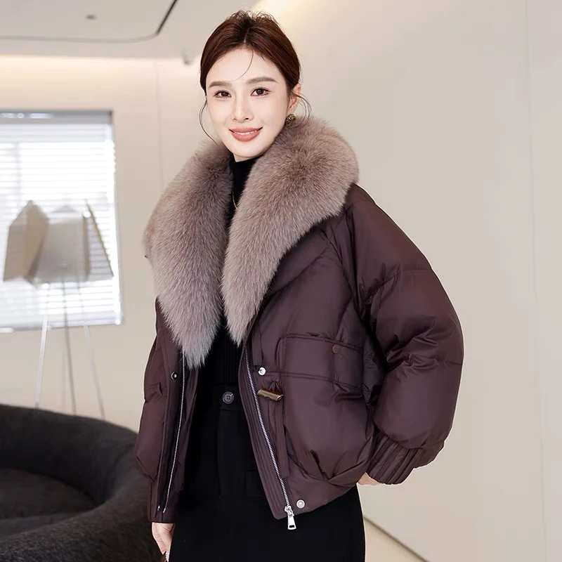 《海宁贵妇》大毛领·奢华外套棉服