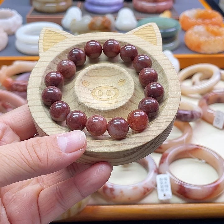 未镶嵌手镯石英质玉