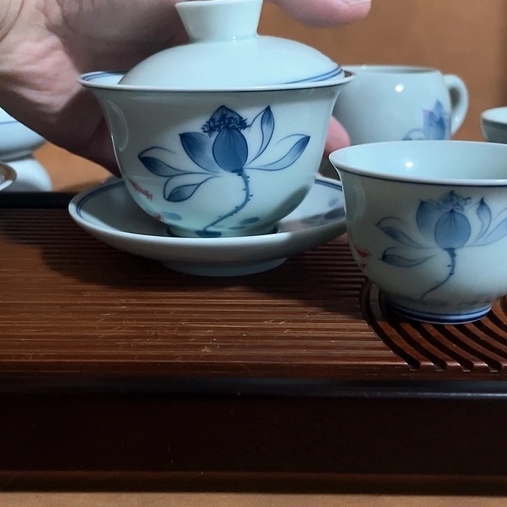 160毫升盖碗加一个杯子