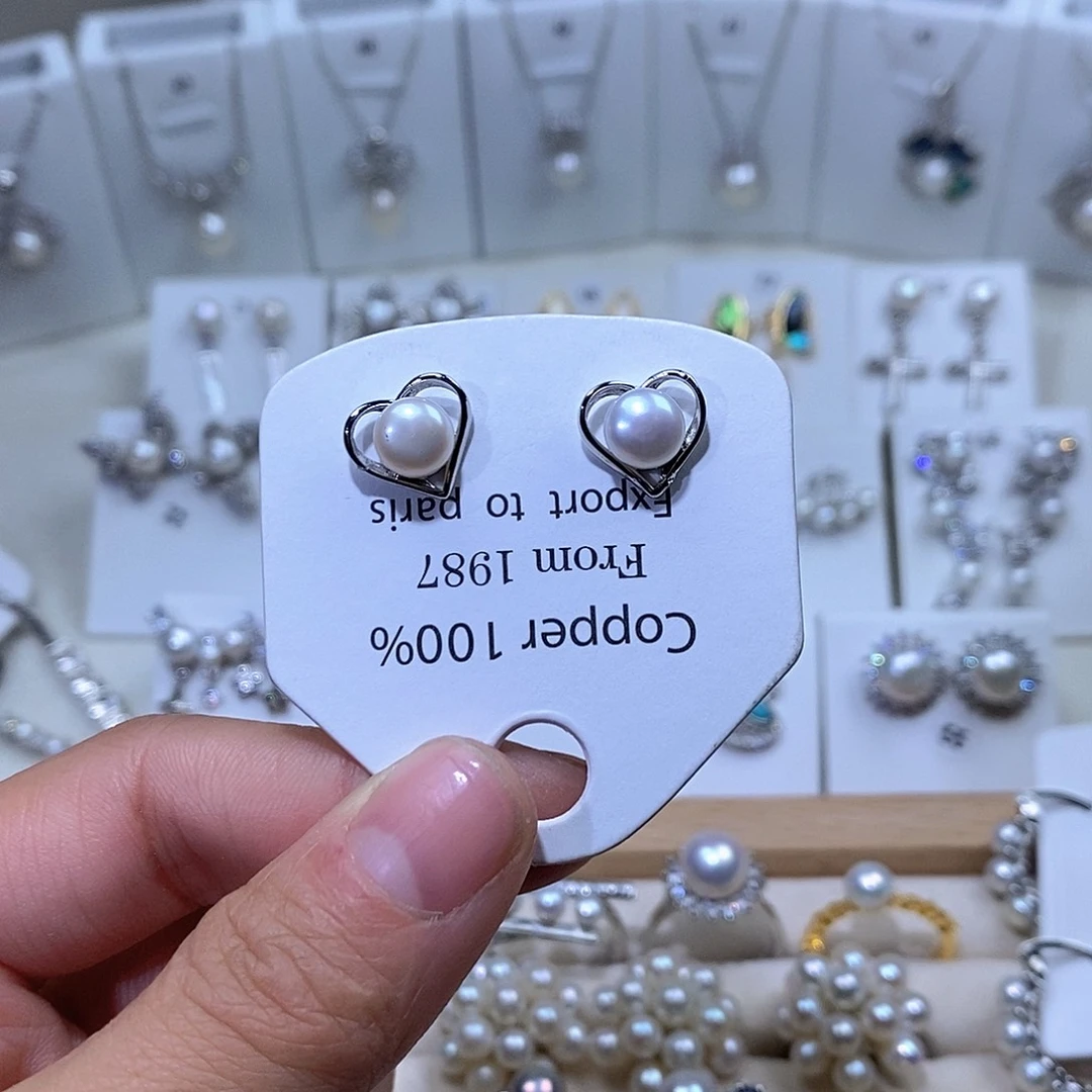 未镶嵌耳饰淡水珍珠