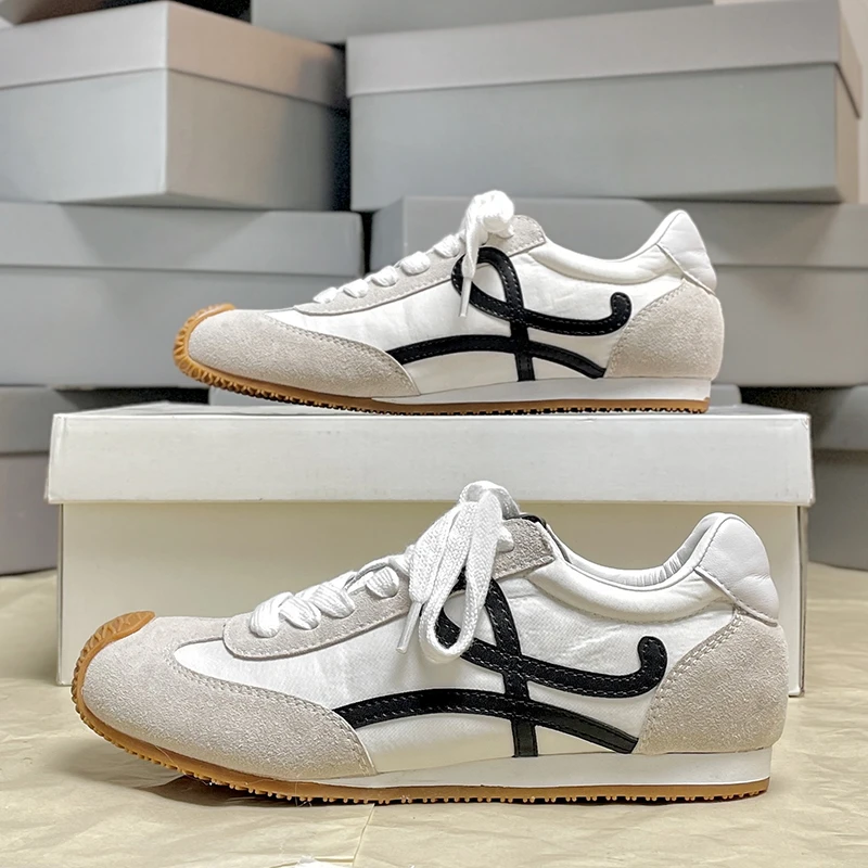 王一博同款德训鞋美式复古干净痞帅男运动休闲鞋2025新款透气莆田