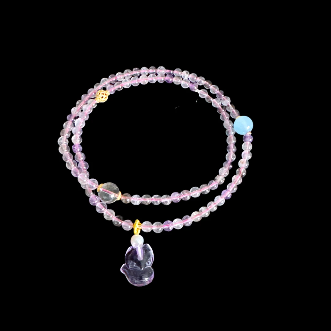 8364-超七水晶项链孤品