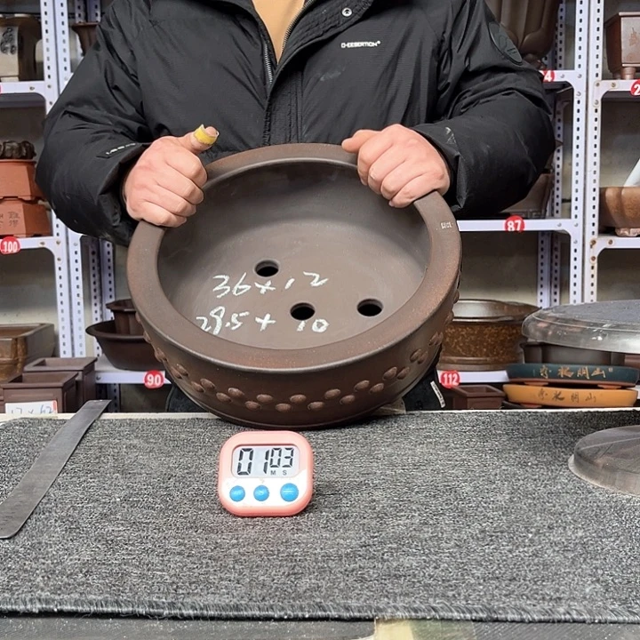 紫砂花盆寂***空紫砂等传统