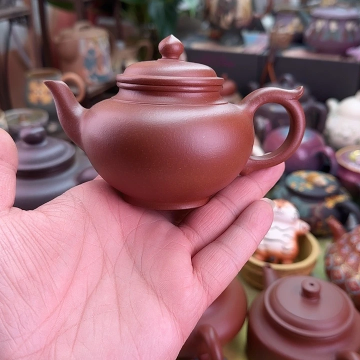 茶壶紫砂底槽清全手工笑樱壶