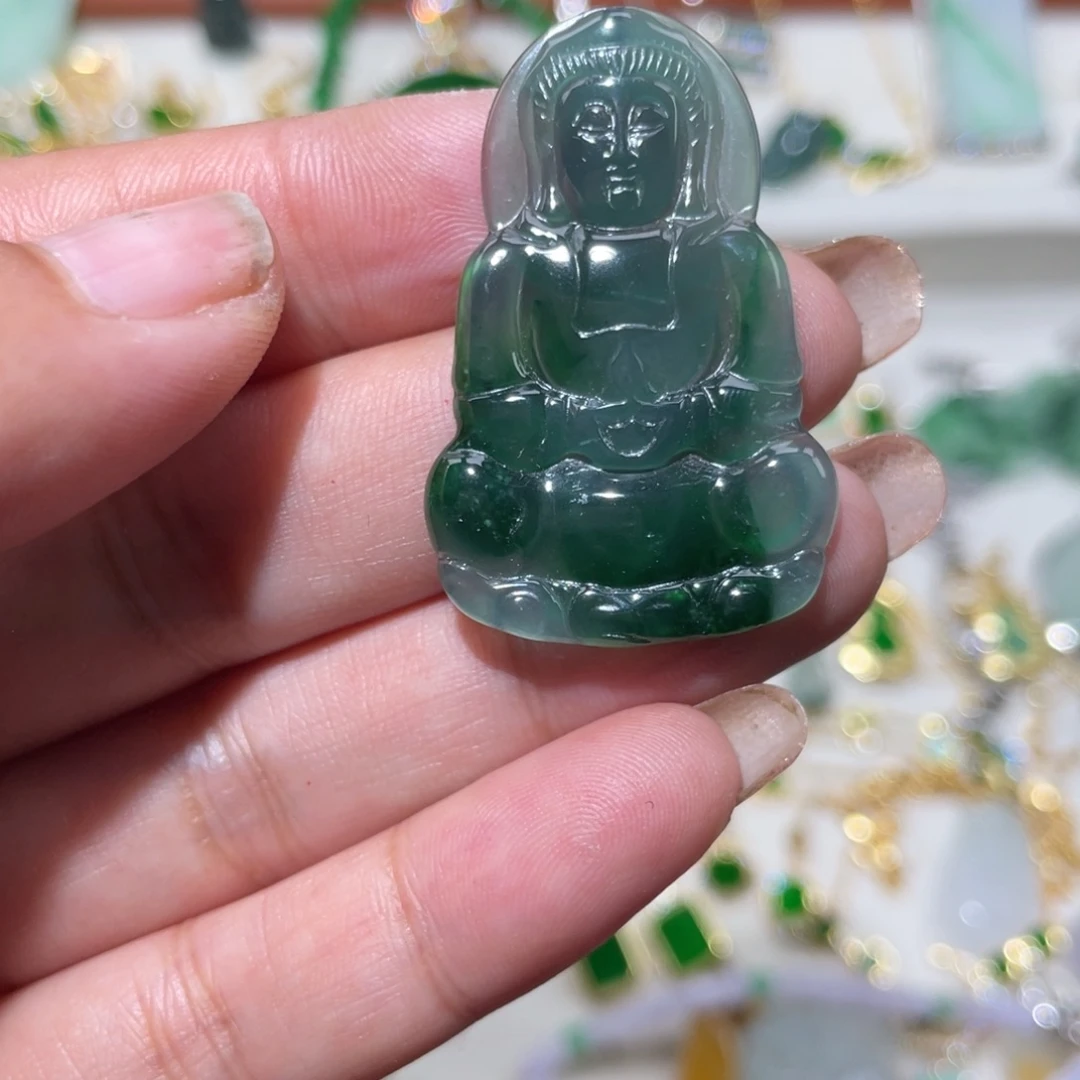 翡翠未镶嵌颈饰天然翡翠