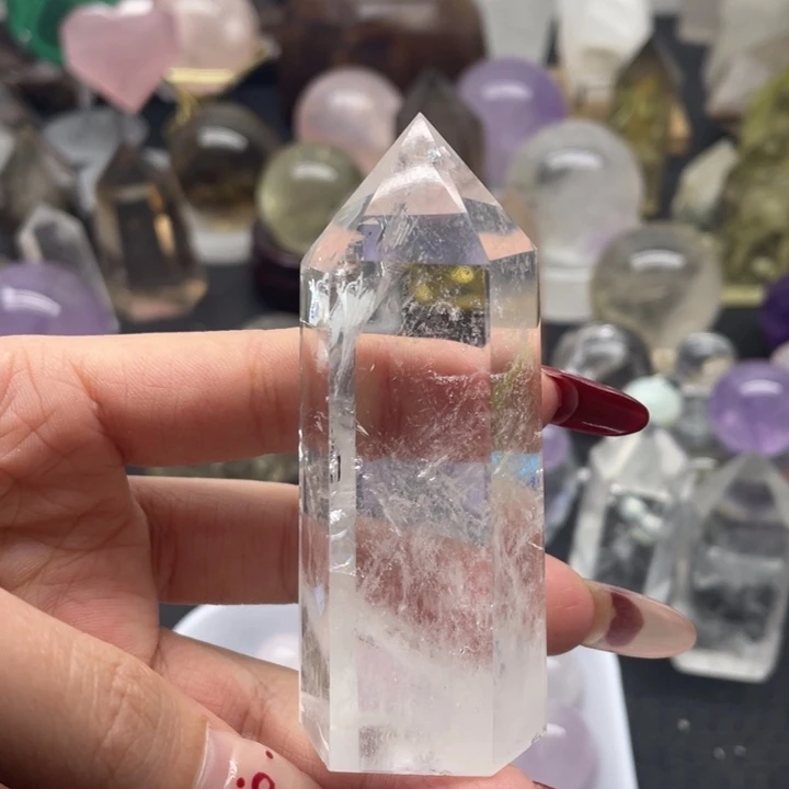 水晶2未镶嵌以*白水柱