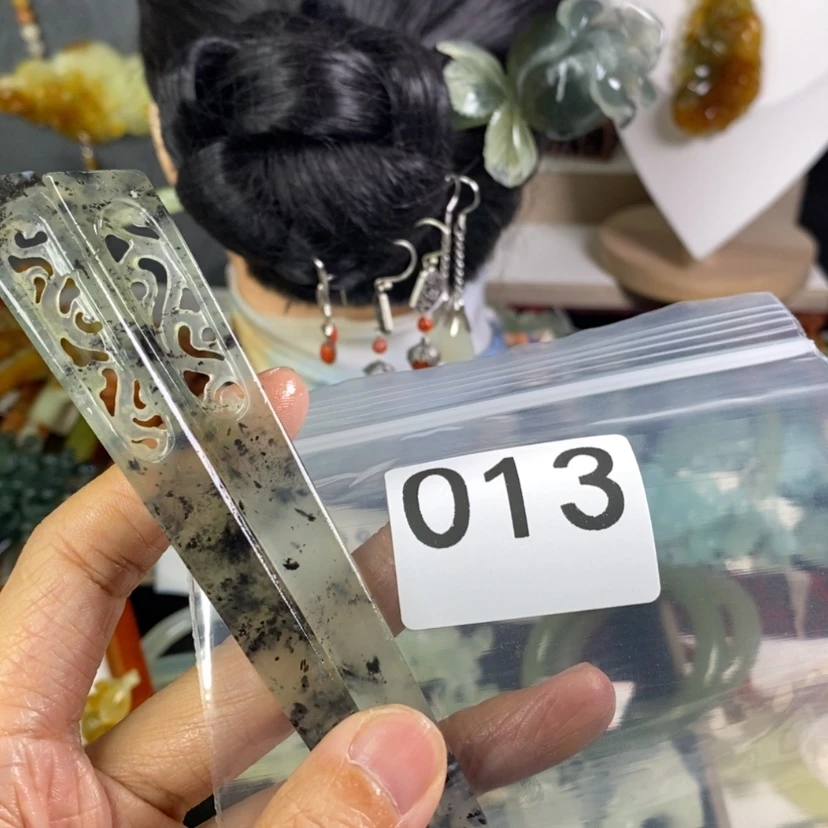 【闪购商品】岫玉发饰未镶嵌L*w发簪