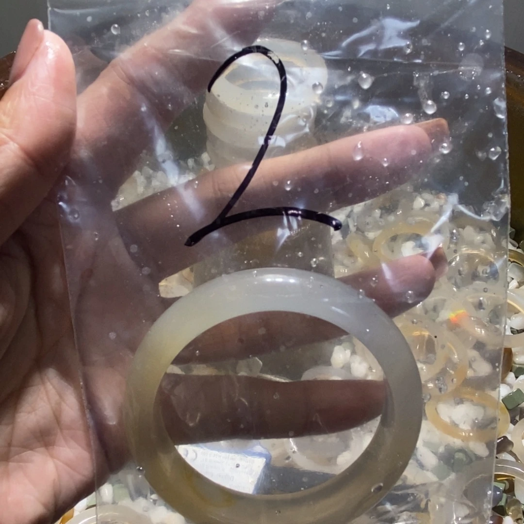 口***禅玛瑙/玉髓未镶嵌手镯2号