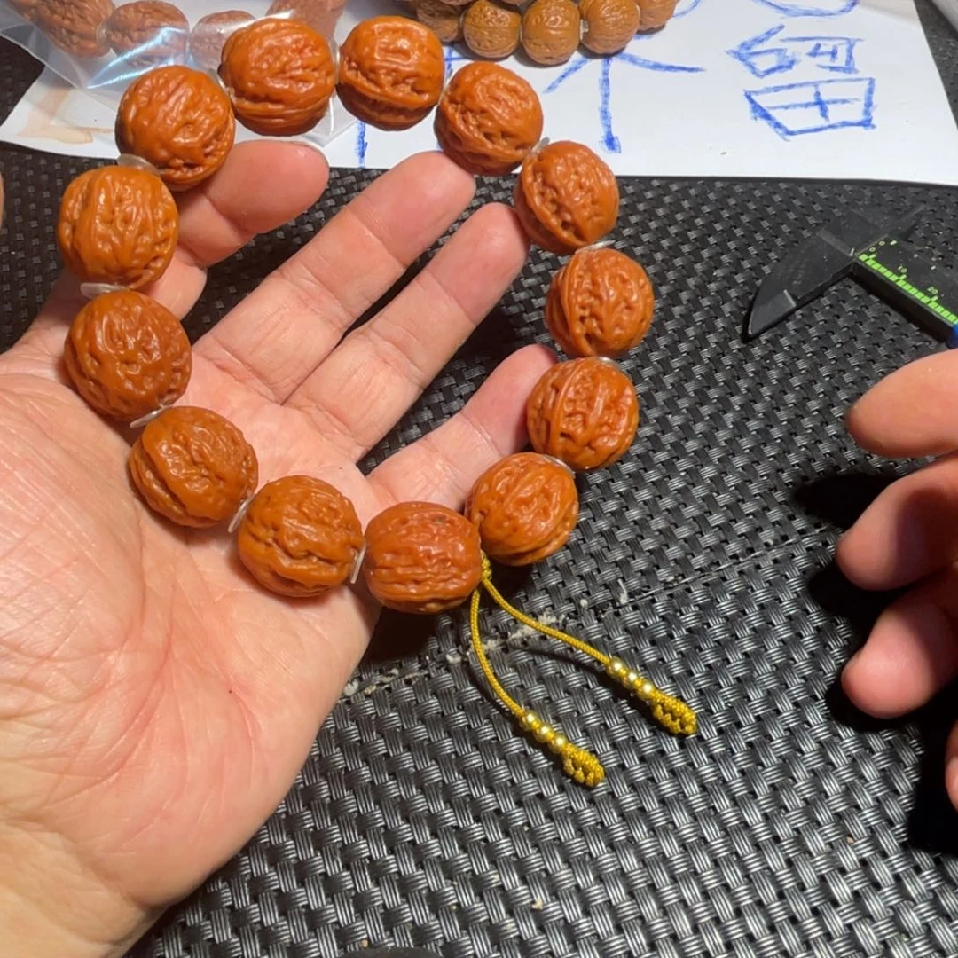 手串文玩核桃方肚京八棱20