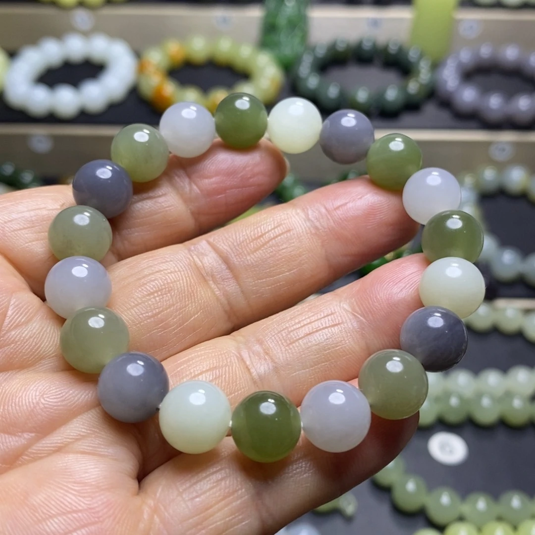 和田玉手串未镶嵌