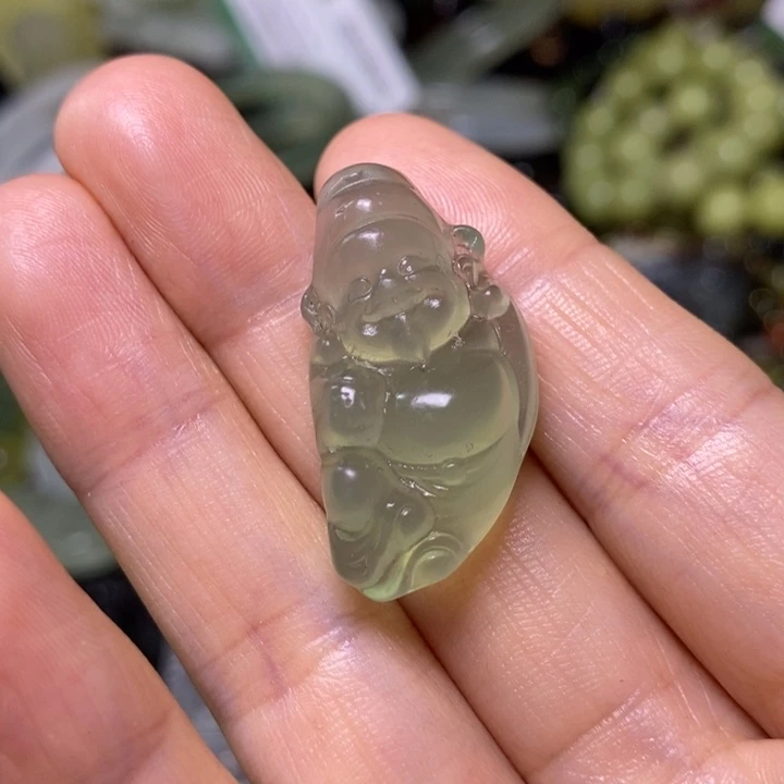 岫玉未镶嵌岫玉挂件