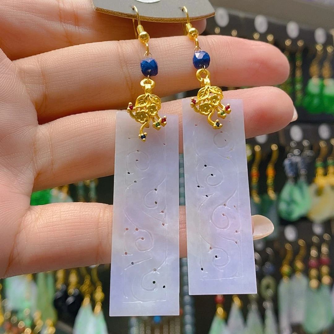 未镶嵌翡翠耳饰翡翠