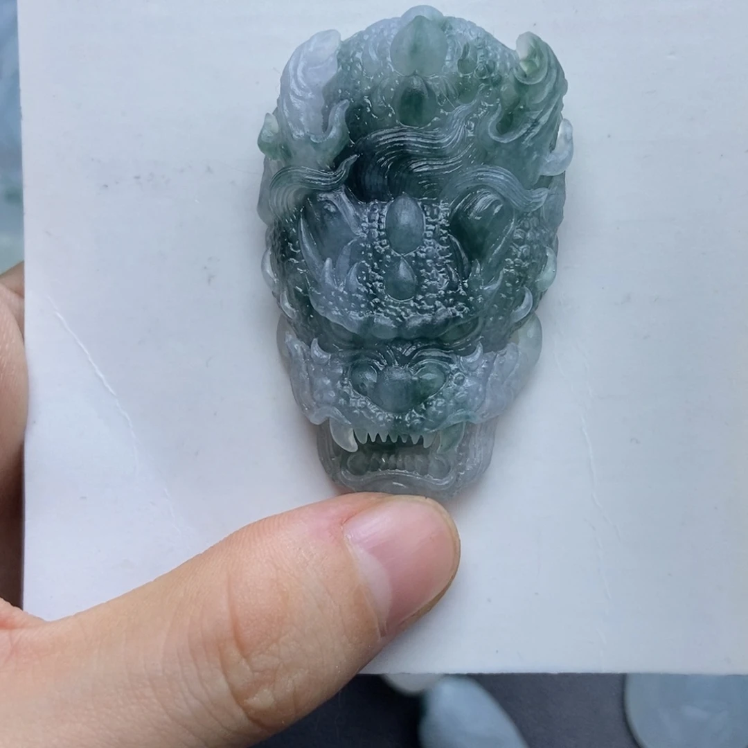 未镶嵌定制翡翠清***处龙头