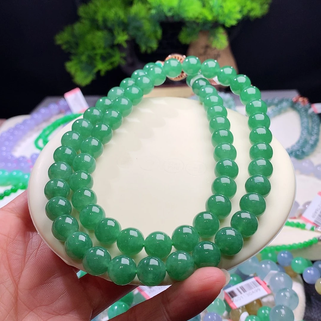 项链未镶嵌翡翠卡10mm