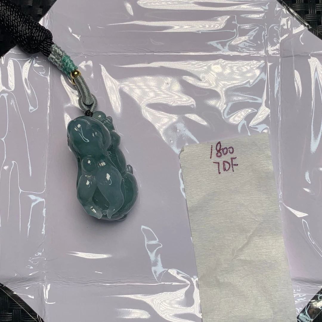 天然缅甸翡翠A货 7DF